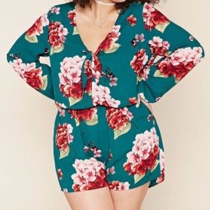 Forever 21 Floral Romper
